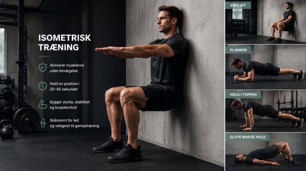 Isometrisk træning i fitnesscenteret